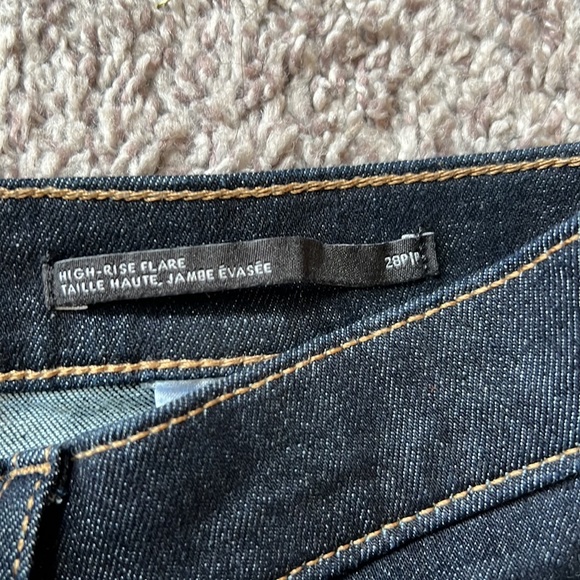 Banana Republic High Rise Petite Flair Jeans Size 28P - Picture 2 of 4